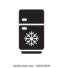 Refrigerator icon in trendy flat style design. Vector graphic illustration. Suitable for website design, logo, app, template, and ui. EPS 10.