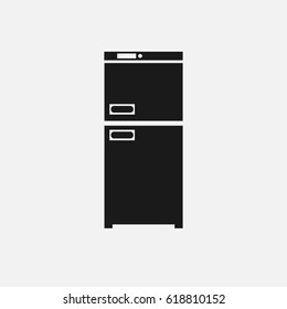 Refrigerator icon Vector.