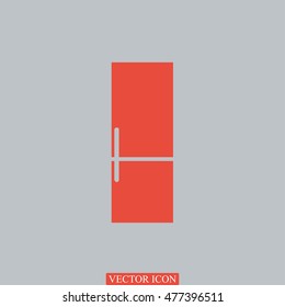 refrigerator icon, vector best flat icon, EPS