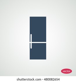 refrigerator icon, vector best flat icon, EPS