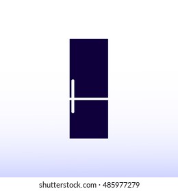 refrigerator icon, vector best flat icon, EPS