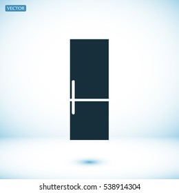 refrigerator icon, vector best flat icon, EPS
