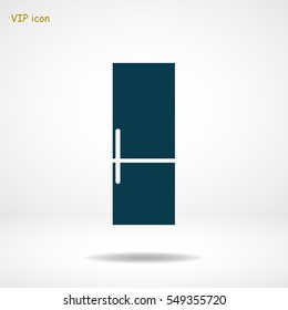 refrigerator icon, vector best flat icon, EPS