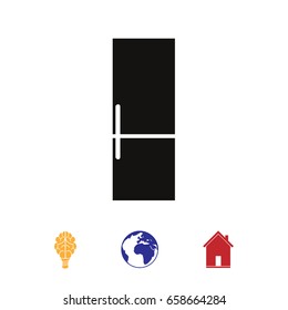 refrigerator icon, vector best flat icon, EPS