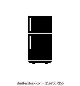 Refrigerator Icon Vector Best Refrigerator Silhouette Stock Vector ...