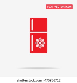 Refrigerator icon. Vector concept illustration for design.