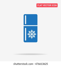 Refrigerator icon. Vector concept illustration for design.
