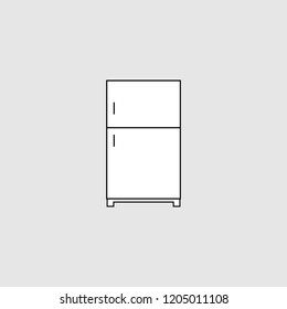 Refrigerator icon vector design isolated
