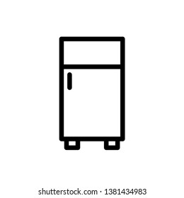 Refrigerator icon vector design template