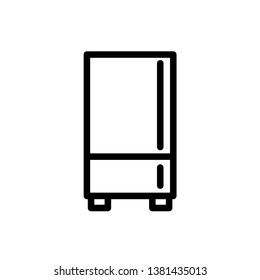Refrigerator icon vector design template