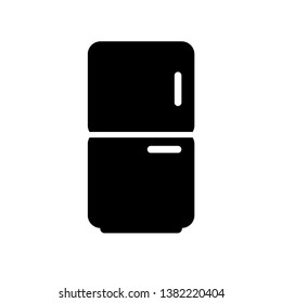 Refrigerator icon vector design template