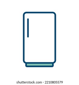 refrigerator icon vector design template in white background