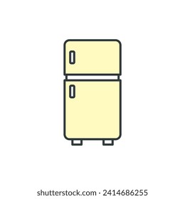 Refrigerator icon vector design templates simple and modern
