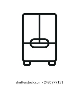 Icono del refrigerador Plantillas de diseño de Vector simples y modernas