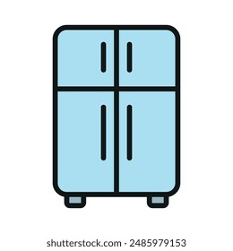 Refrigerator icon vector design templates simple and modern