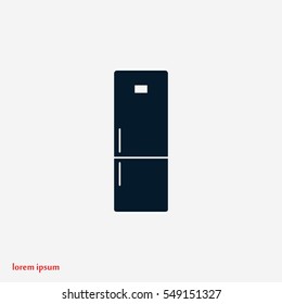 refrigerator icon vector , flat design best vector icon