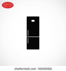refrigerator icon vector , flat design best vector icon