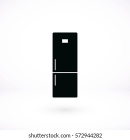 refrigerator icon vector , flat design best vector icon