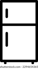 Kühlschrank Icon Vektorgrafik. Kühlschrank Ikone . Gefriersymbol