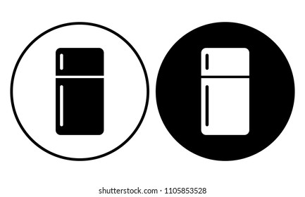Refrigerator icon. Vector illustration