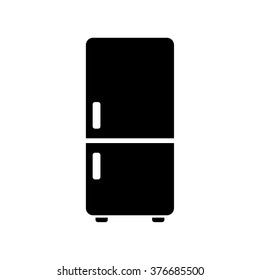 Refrigerator icon . Vector illustration