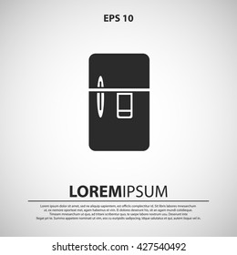 refrigerator icon. refrigerator vector illustration