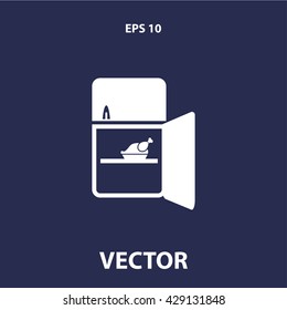 refrigerator icon. refrigerator vector illustration
