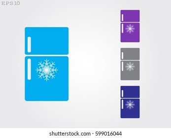 refrigerator, icon, vector illustration eps10