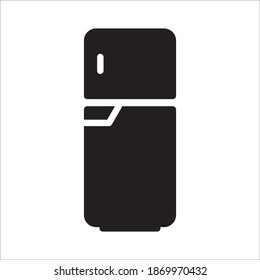 Ilustración de la plantilla del logotipo del vector del refrigerador Icono
