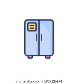 Refrigerator icon in vector. Logotype