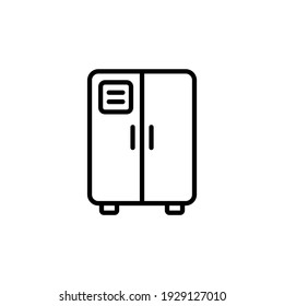Refrigerator icon in vector. Logotype