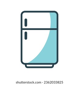 Vector de iconos del refrigerador en el diseño de moda