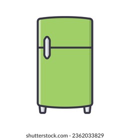 Refrigerator icon vector on trendy design