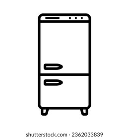 Refrigerator icon vector on trendy design