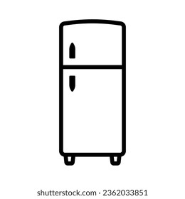 Symbol für Kühlschrank-Vektorgrafik im trendigen Design
