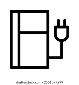Refrigerator Icon Vector Symbol Design Illustration