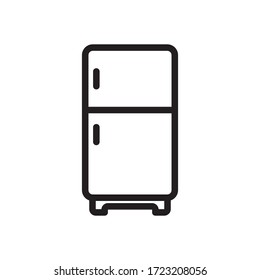 refrigerator icon vector symbol template