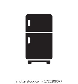 Refrigerator Icon Vector Symbol Template