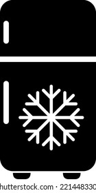 refrigerator icon vector symbol template on white background
