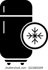 icono del refrigerador símbolo del vector plantilla sobre fondo blanco..eps