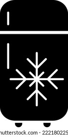 refrigerator icon vector symbol template on white background 