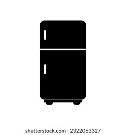 Icono del refrigerador símbolo vectorial ilustración de plantilla en fondo blanco..eps