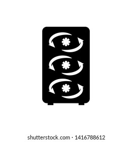 refrigerator icon vector template design