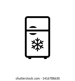 refrigerator icon vector template design