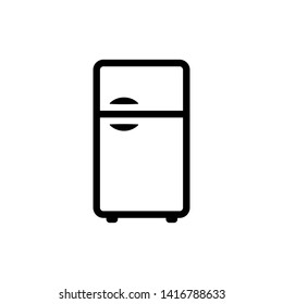 refrigerator icon vector template design