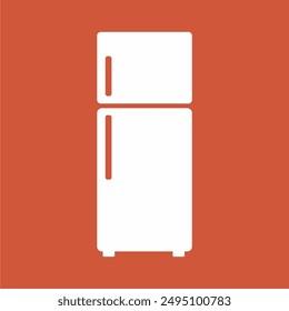 refrigerator icon vector, vektor icon kulkas model bagus moderen