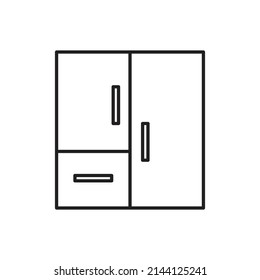 icono de refrigerador para sitio web, símbolo, presentación 