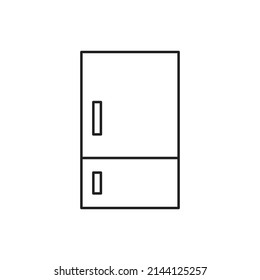 refrigerator icon for website, symbol, presentation 