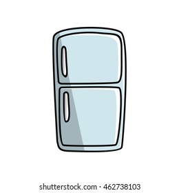 Refrigerator illustration vector