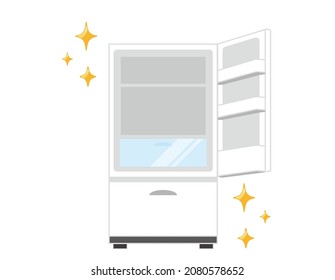 Ilustración de refrigerador. Ilustración del vector. Icono